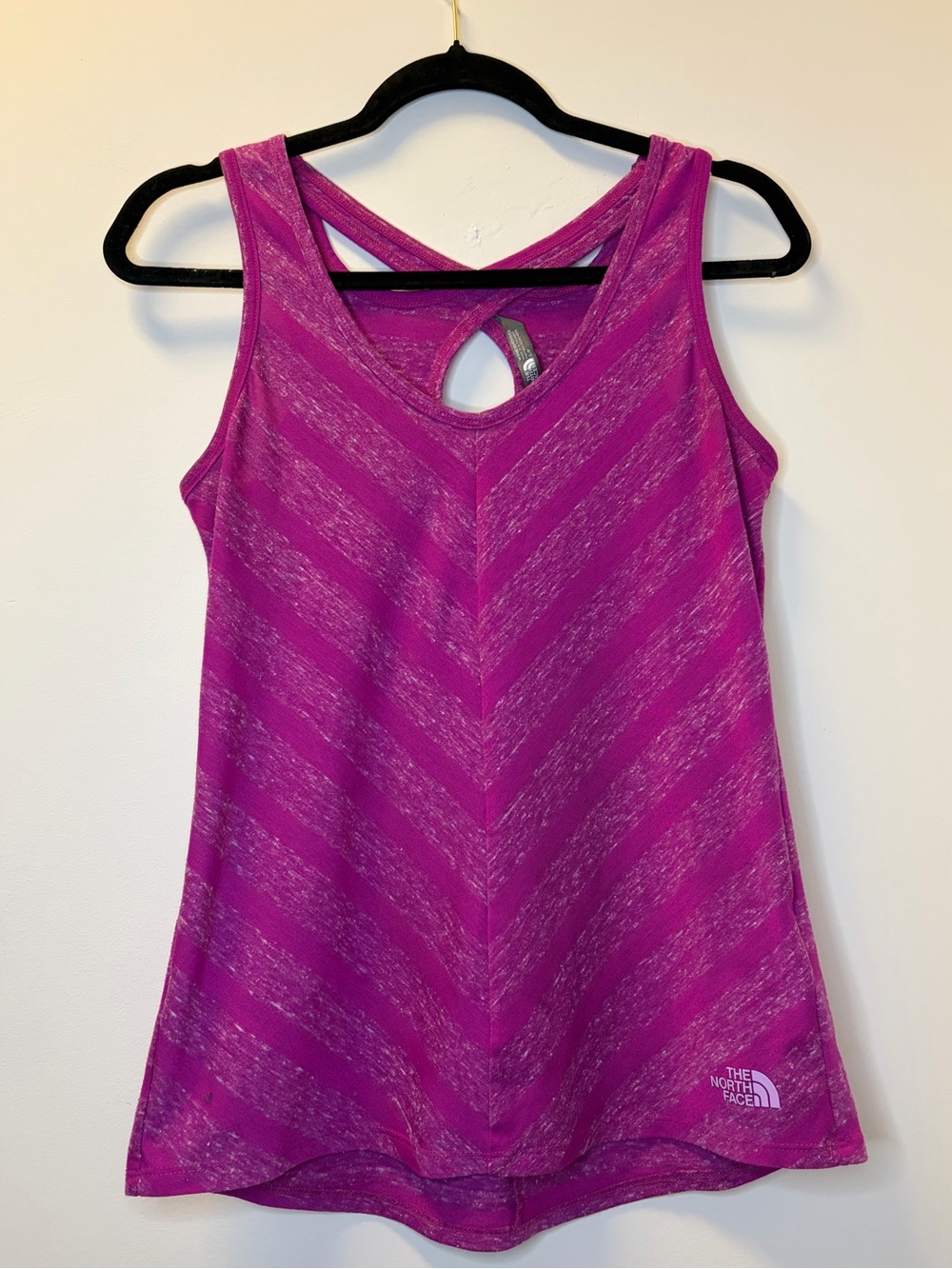 The North Face Striped Breezeback Tank – Women’s Small Magenta/Purple Size Small